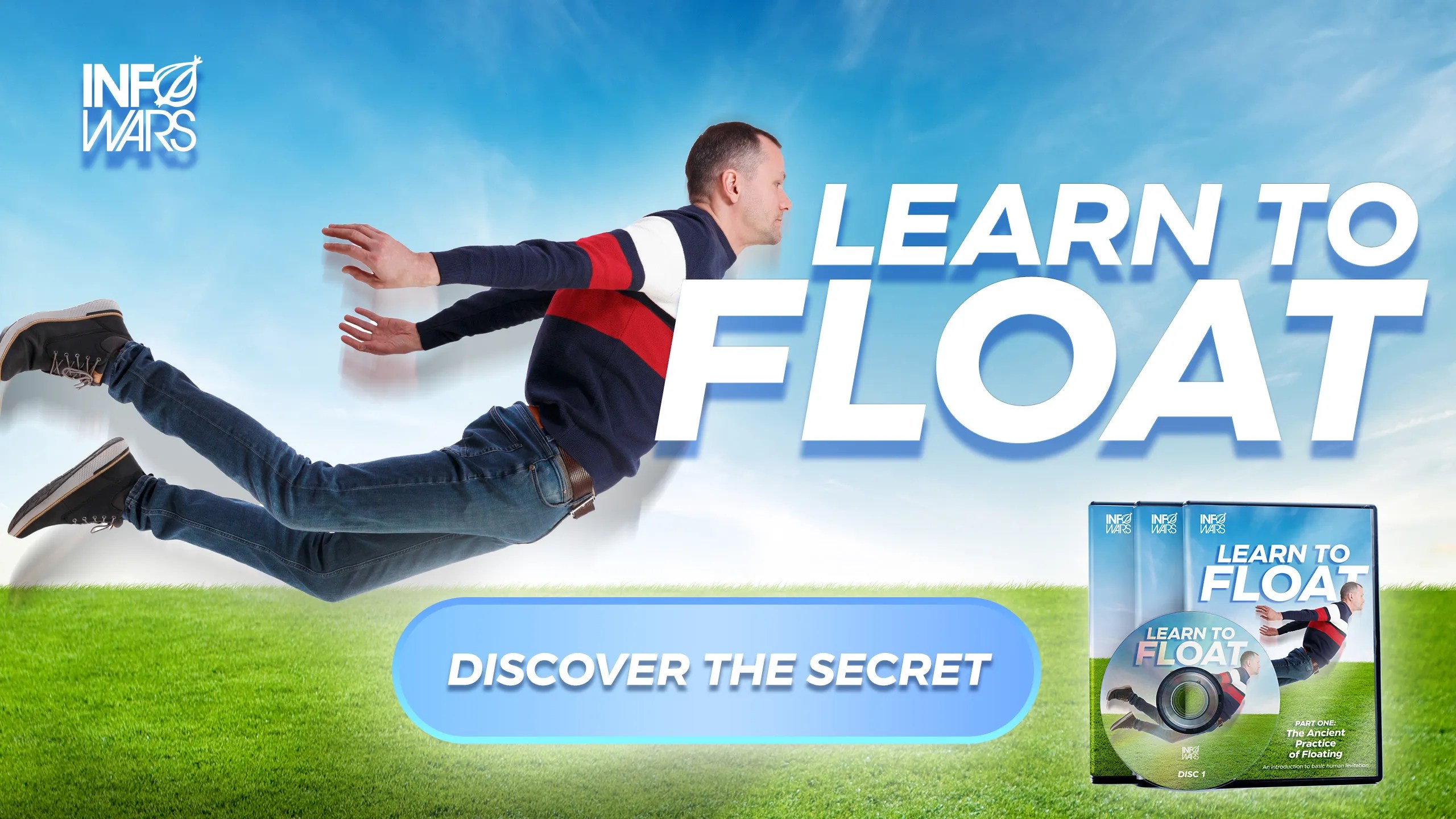 Learn to Float. Floating is an age-old tradition that was practiced by our ancestors for thousands of years until authoritarians wiped it out in favor of obedience and the control system of technocratic overlords. Well now you can learn the ancient practice of floating once again. Floating has many benefits, it flushes spirits from your system, resets your mind and deep cleans your organs, just to name a few. Each Learn to Float kit comes with a rope, five rosewood coal briquettes, and an instruction DVD.