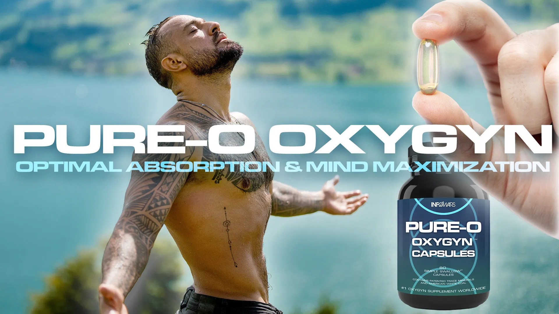 Over 1 million Americans aren’t getting enough pure oxygen, which is a necessary gas for emotional stability and vein health. These Simple Swallow™ capsules are combined with white coal and trace minerals to provide optimal absorption and full mind maximization. Just one Pure O capsule will give you enough oxygen to stop breathing for one hour. So save time and take control of your lungs with Pure O. Order today!